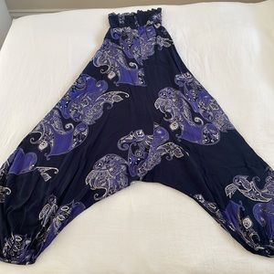 H&M Paisley Printed Harem Jumpsuit